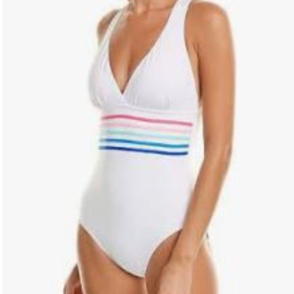 New - La Blanca one piece bathing suit - size 12 - Picture 3 of 8